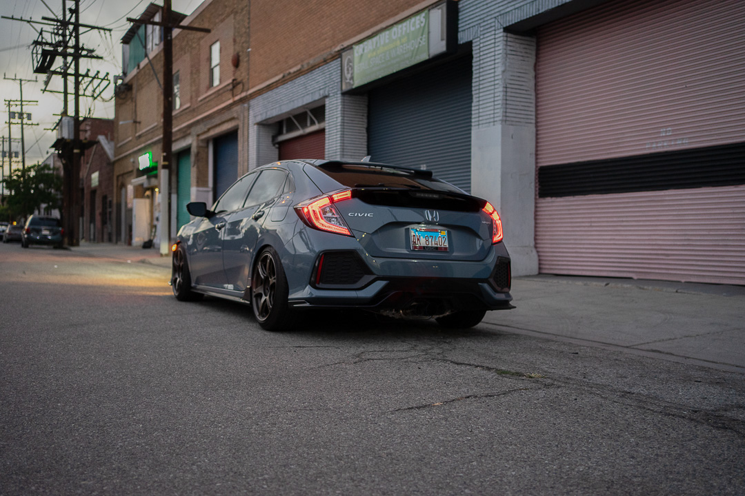 photo 2 Honda Civic custom wheels   18x9.5, ET +38, tire size 235/40 R18. x ET 