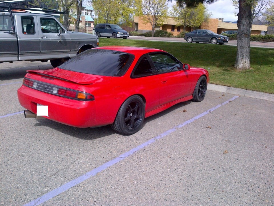 photo 1 Nissan S14 custom wheels 5zigen fn01r-c 17x9.0, ET +15, tire size 235/40 R17. x ET 255/40 R