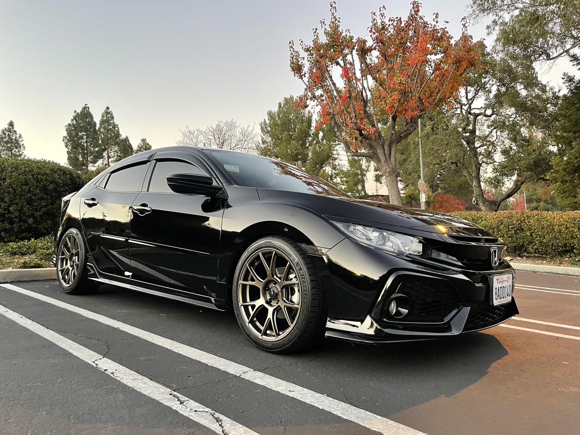 photo 1 Honda Civic custom wheels   18x8.5, ET +35, tire size 235/40 R18. x ET