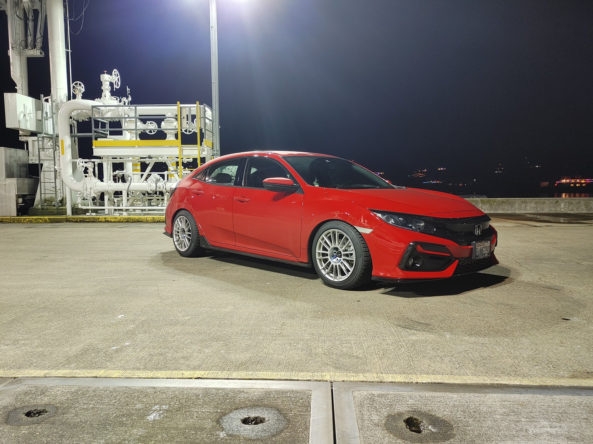 photo 1 Honda Civic custom wheels Spoon Sports Cr93 17x9.5, ET +38, tire size 245/45 R17. x ET