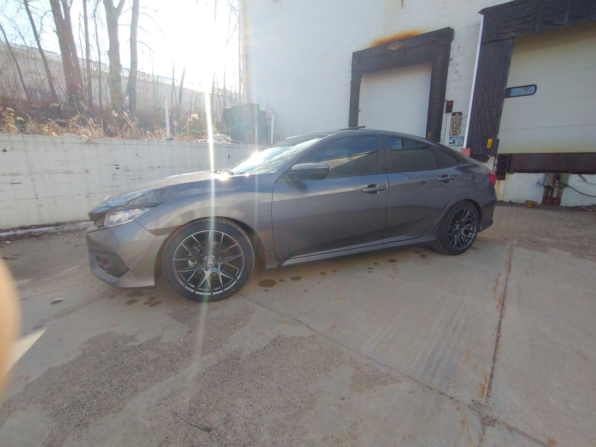 photo 1 Honda Civic custom wheels   18x8.5, ET +35, tire size 235/40 R18. x ET