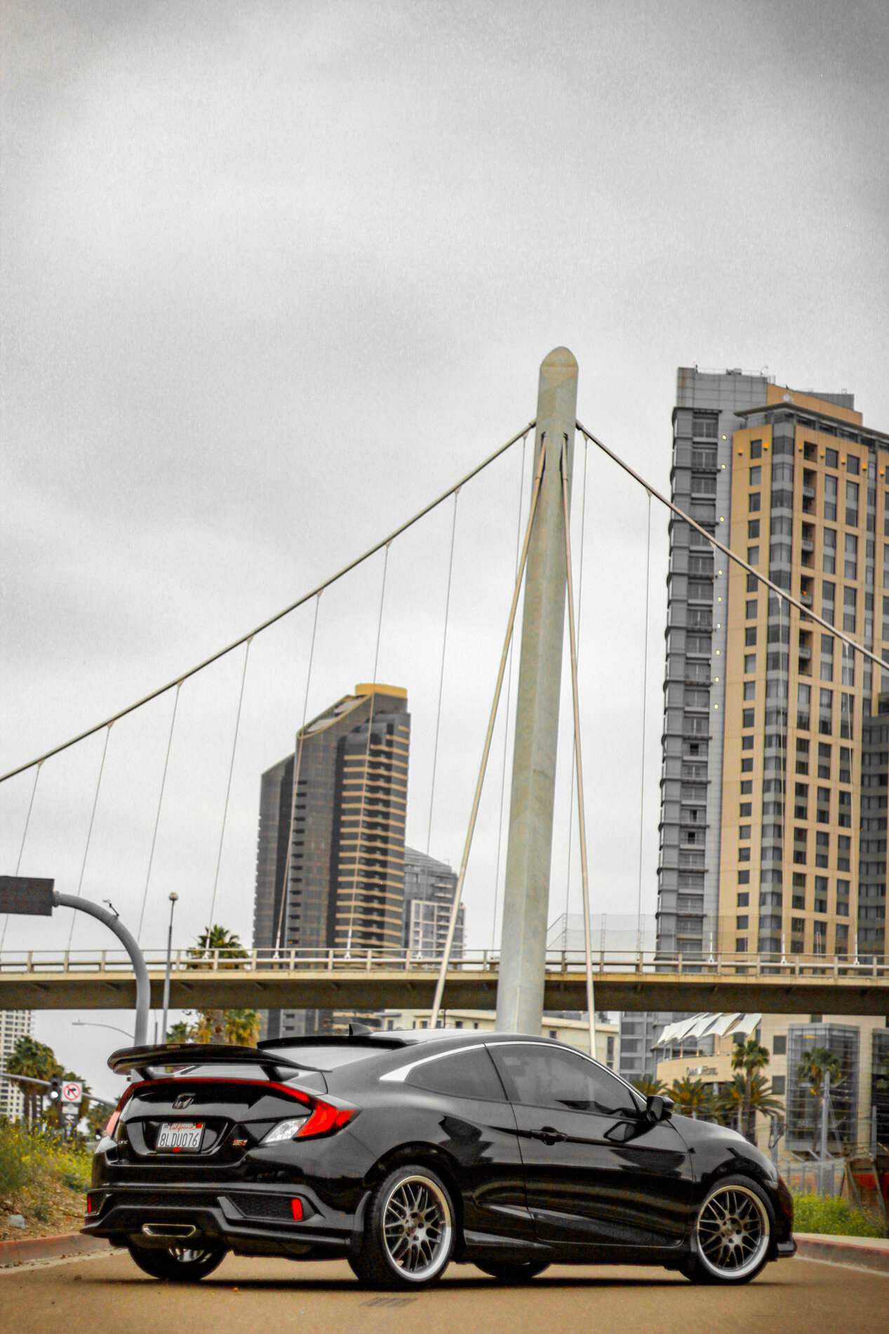 photo 1 Honda Civic custom wheels   18x8.5, ET +40, tire size 235/40 R18. x ET 