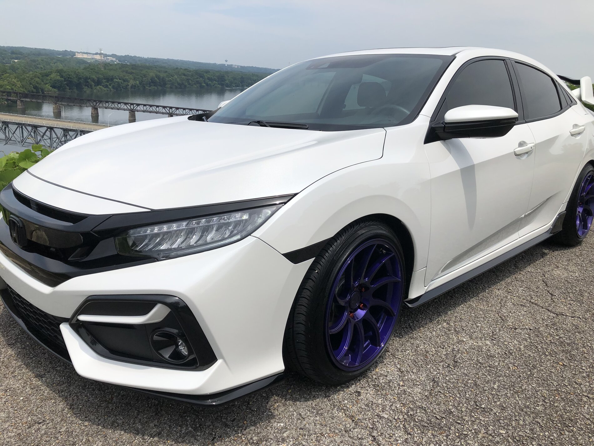 photo 1 Honda Civic custom wheels Artisa Artformed Night 18x9.5, ET +35, tire size X R18. x ET