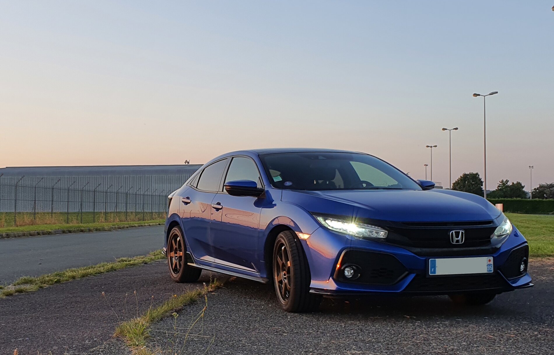 photo 1 Honda Civic custom wheels JR3 18x8.0, ET +40, tire size X R18. x ET