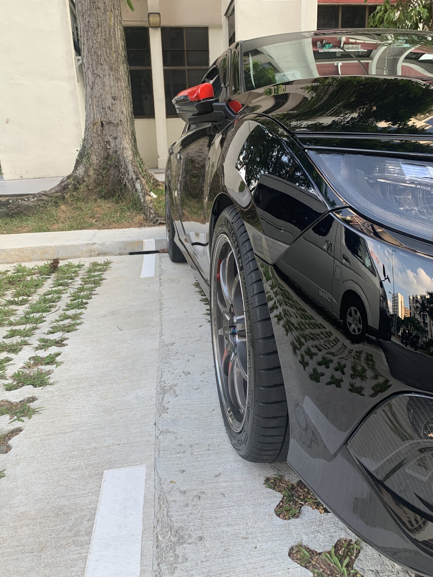 photo 1 Honda Civic custom wheels   18x8.5, ET +35, tire size 235/40 R18. x ET