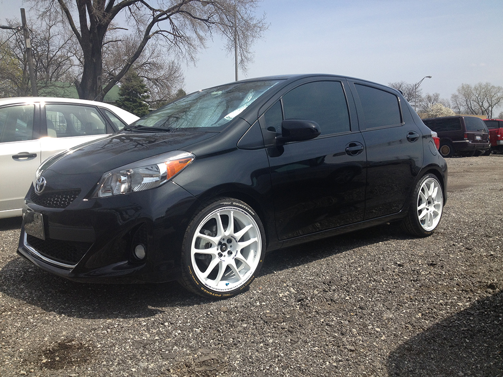 photo 1 Toyota Yaris custom wheels Works Emotion Cr- Kai 18x7.5, ET +42, tire size 215/35 R18. 18x ET+42