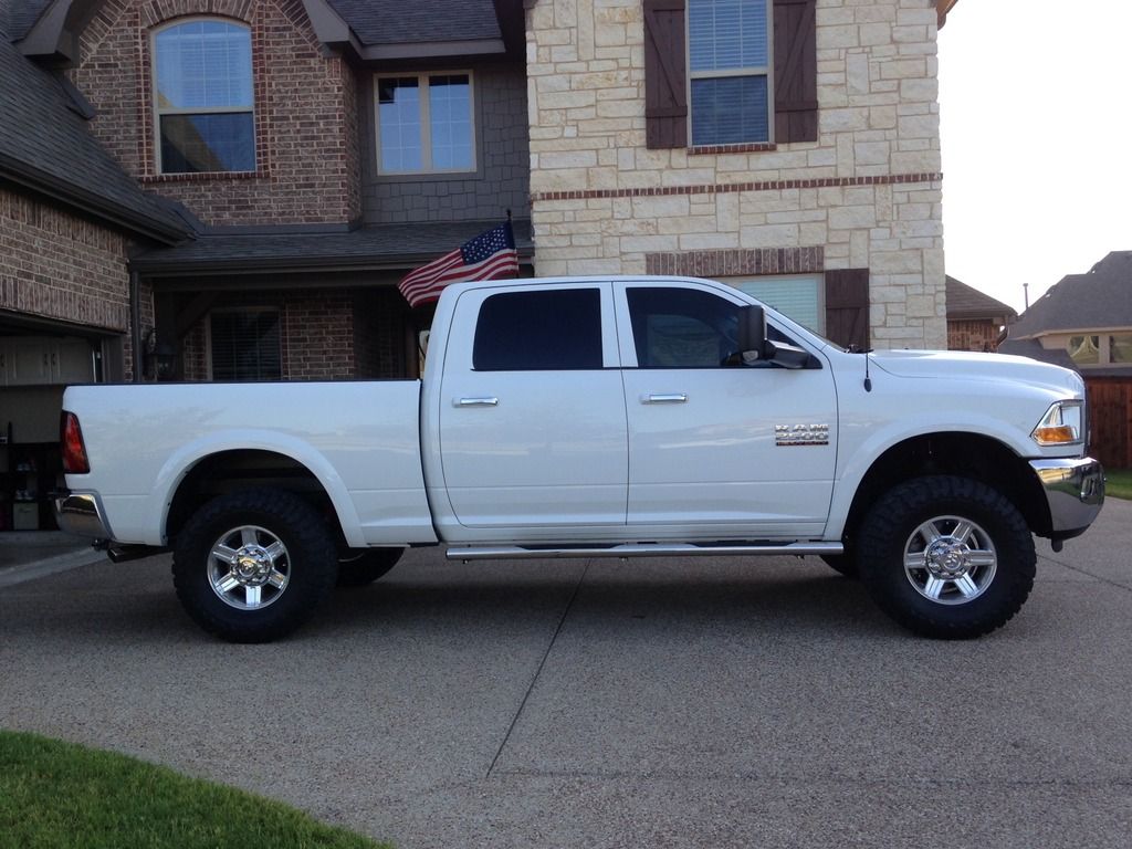 photo 1 Dodge Ram 2500 custom wheels   x, ET , tire size 35X R. x ET 