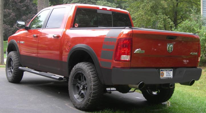 photo 1 Dodge Ram 1500 custom wheels ATX Artillery 20x, ET , tire size 35X R20. x ET