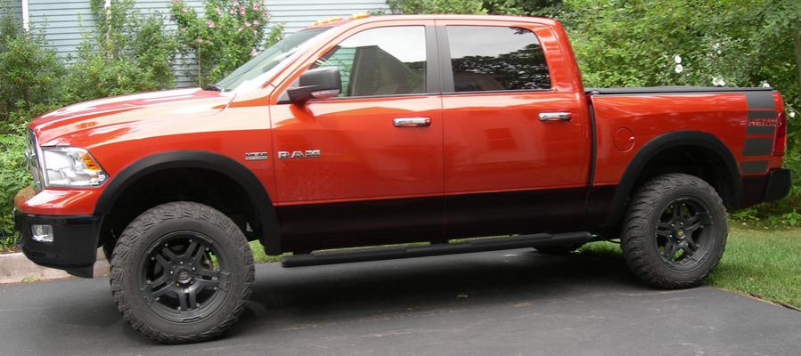 photo 2 Dodge Ram 1500 custom wheels ATX Artillery 20x, ET , tire size 35X R20. x ET