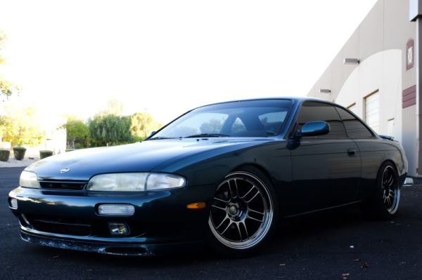 photo 1 Nissan S14 custom wheels Enkei RPF1 18x9.5, ET +15, tire size 235/40 R18. x ET 