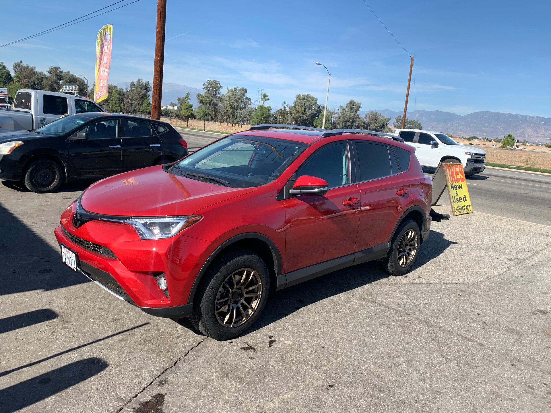 photo 1 Toyota RAV4 custom wheels   17x8.0, ET +35, tire size 225/65 R17. x ET