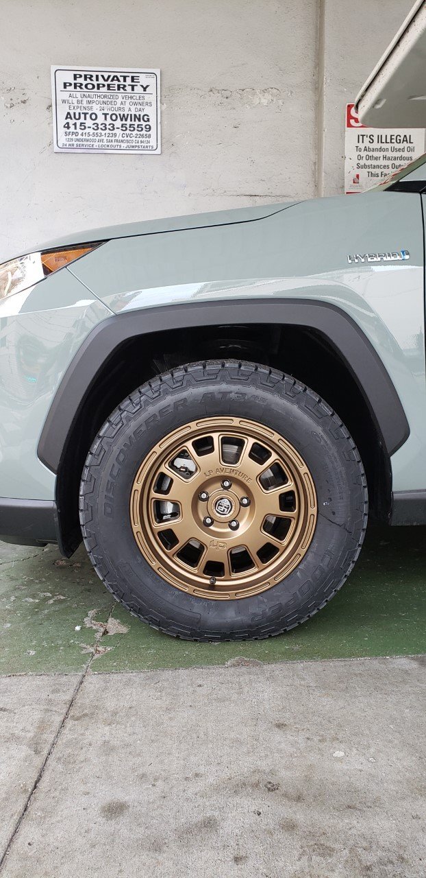 photo 1 Toyota RAV4 custom wheels LP7 17x8.0, ET +20, tire size 245/65 R17. x ET