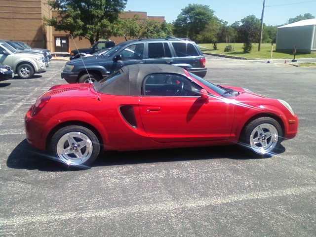 photo 4 Toyota MR2 Spyder custom wheels Enkei Apache II 15x8.0, ET +25, tire size 205/50 R15. x ET 