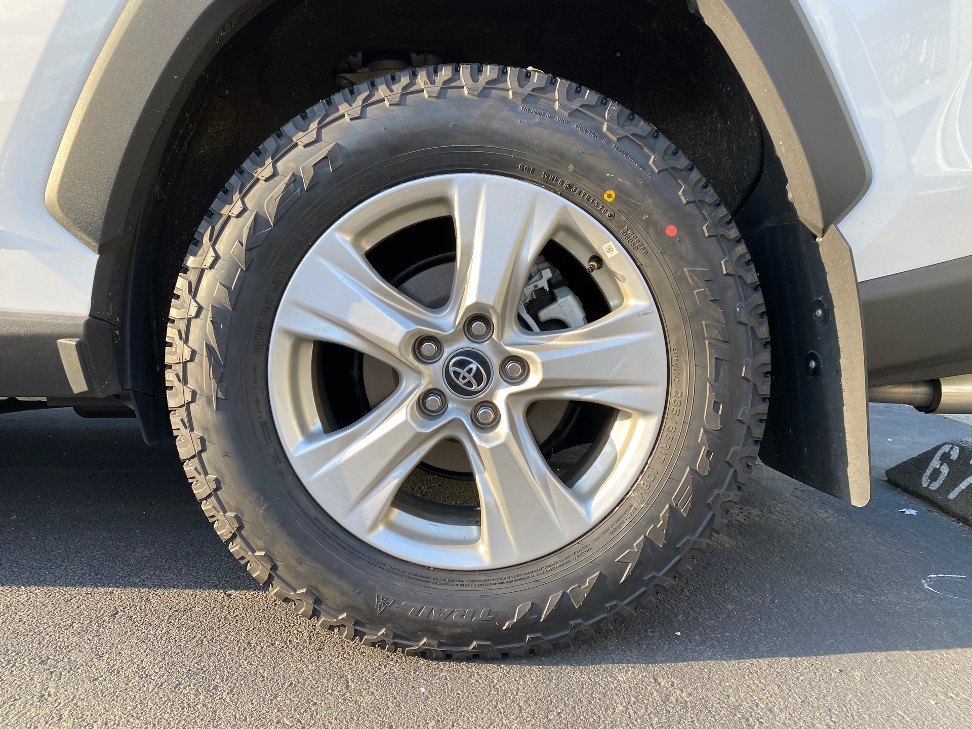 photo 1 Toyota RAV4 custom wheels 17x, ET , tire size 235/65 R17. x ET