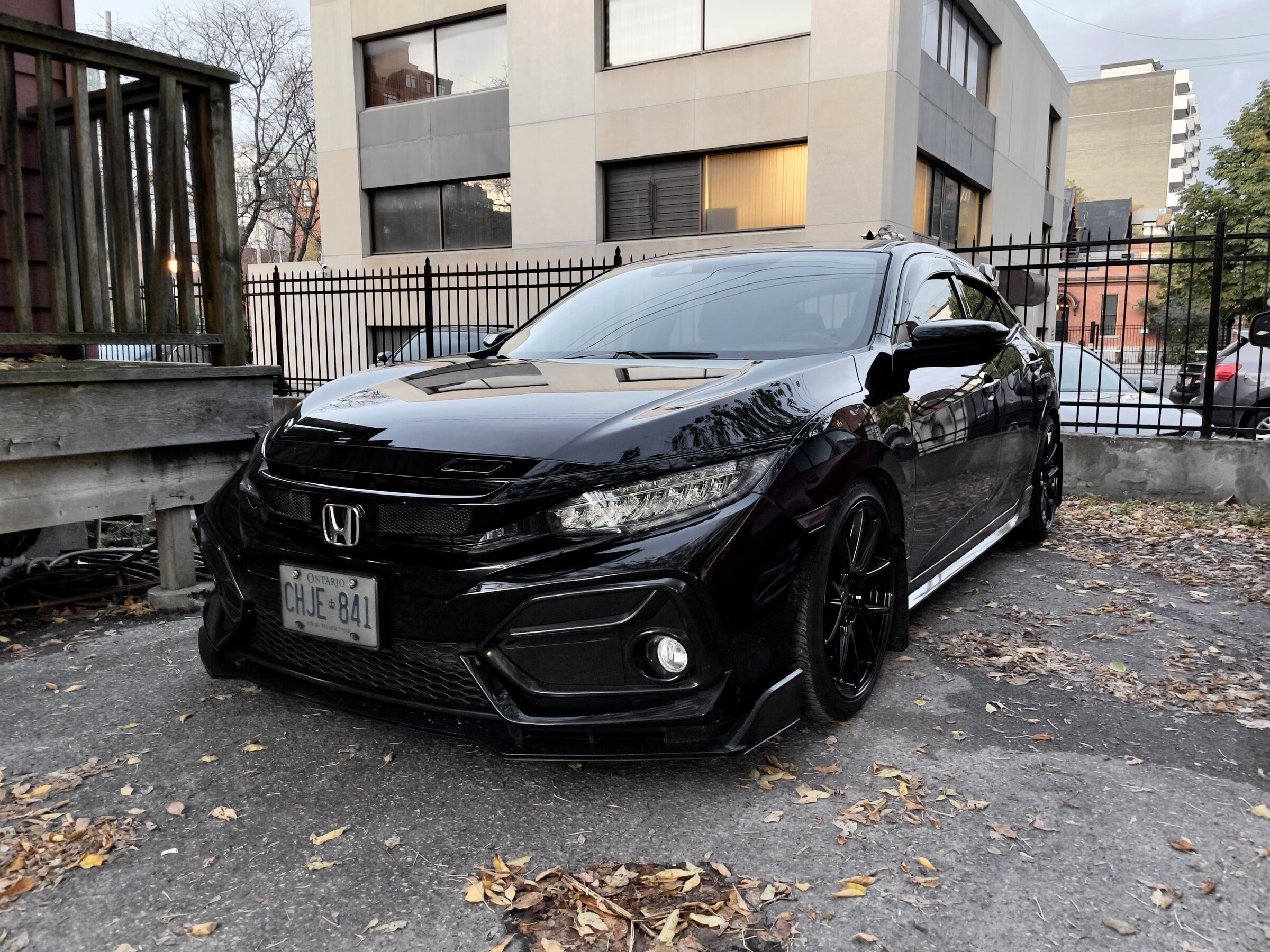 photo 2 Honda Civic custom wheels   18x8.5, ET +45, tire size 235/40 R18. x ET