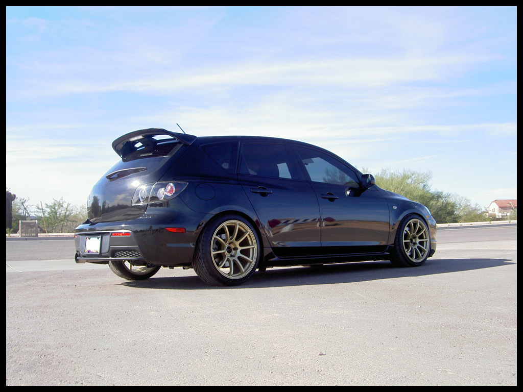photo 3 Mazda MAZDASPEED3 custom wheels Rota G-Force 18x9.0, ET +30, tire size 245/35 R18. x ET