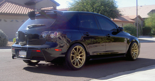 photo 10 Mazda MAZDASPEED3 custom wheels Rota G-Force 18x9.0, ET +30, tire size 245/35 R18. x ET