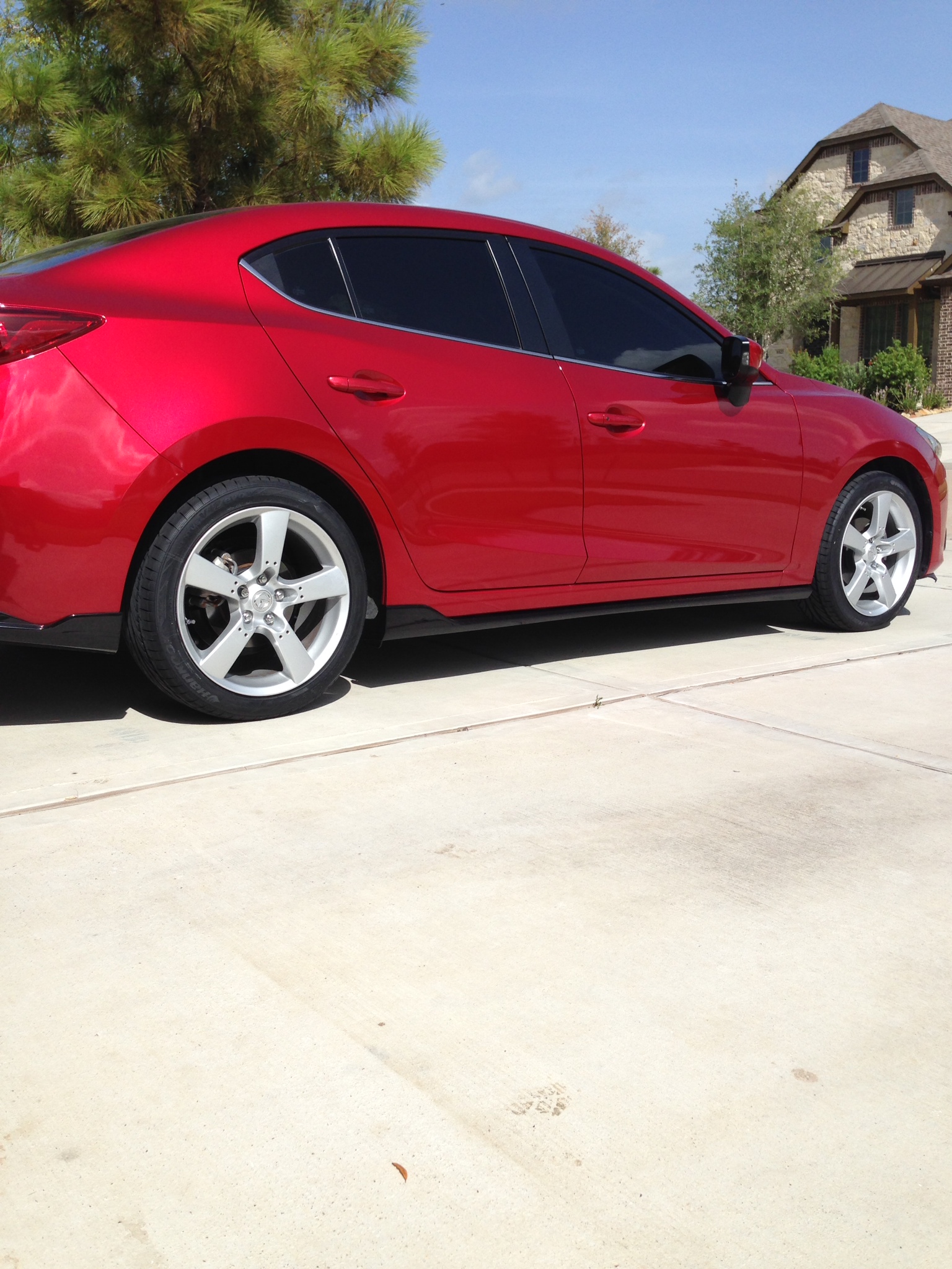 photo 1 Mazda Mazda3 custom wheels   18x8.0, ET +50, tire size 225/45 R18. x ET 