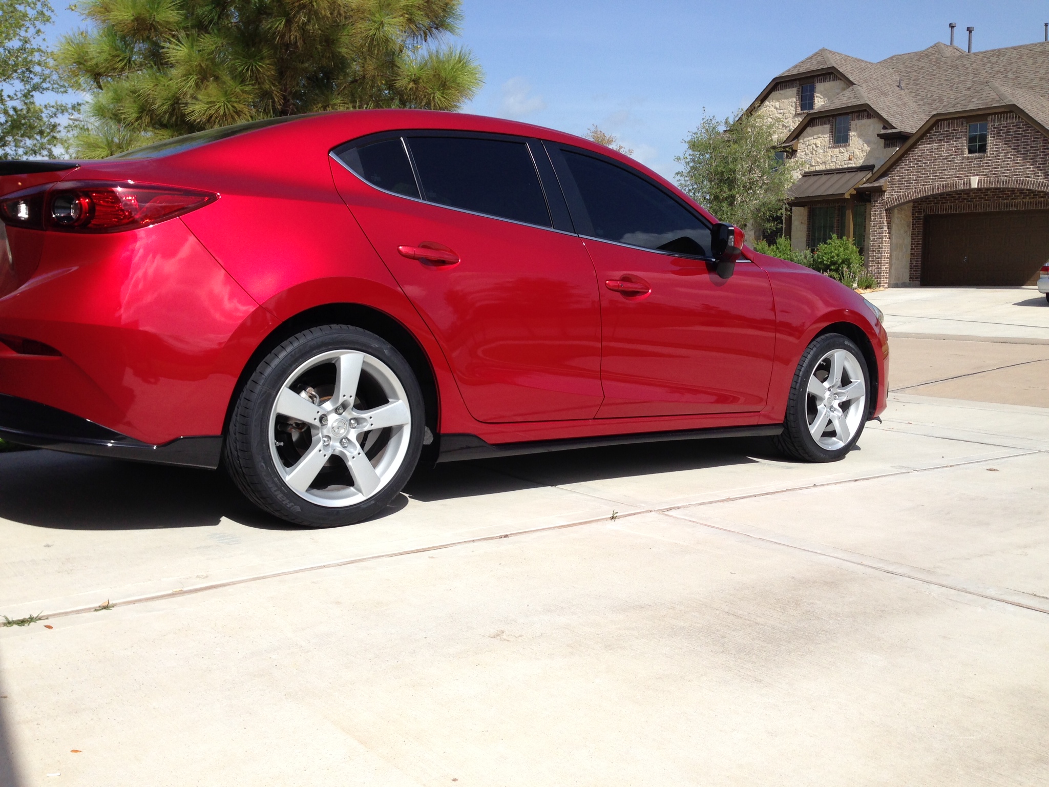 photo 2 Mazda Mazda3 custom wheels   18x8.0, ET +50, tire size 225/45 R18. x ET 