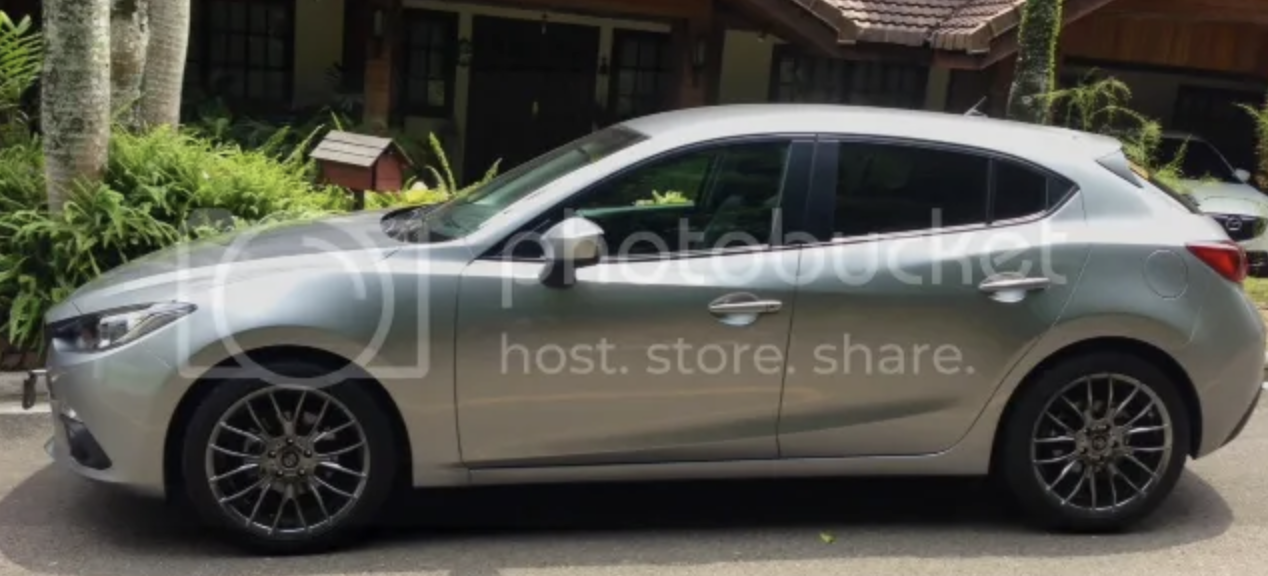 photo 1 Mazda Mazda3 custom wheels  et45 18x8.0, ET , tire size 225/45 R18. x ET