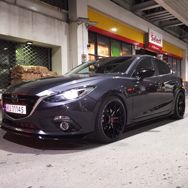 photo 1 Mazda Mazda3 custom wheels Rays  57FXX 19x8.5, ET +45, tire size 235/35 R19. x ET