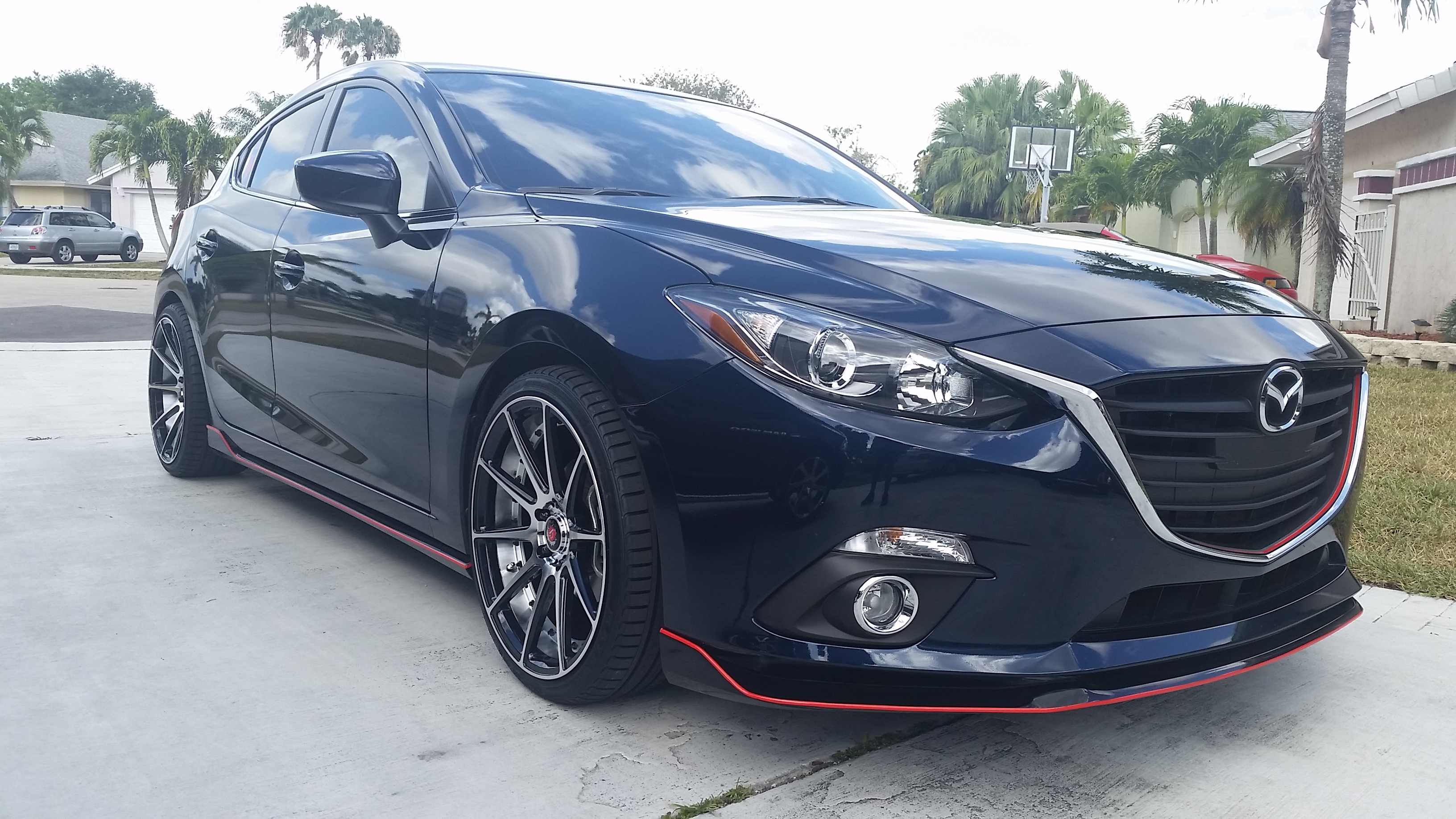 photo 1 Mazda Mazda3 custom wheels   19x8.5, ET +35, tire size 225/35 R19. 19x9.5 ET+42 255/30 R19