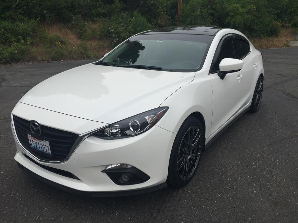 photo 5 Mazda Mazda3 custom wheels   18x7.5, ET +38, tire size 225/45 R18. x ET