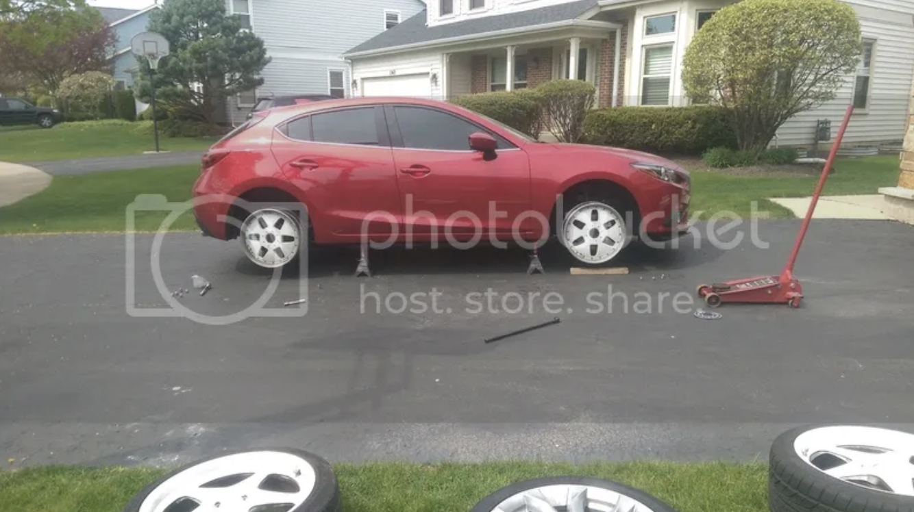 photo 1 Mazda Mazda3 custom wheels   18x8.5, ET +45, tire size X R18. x ET