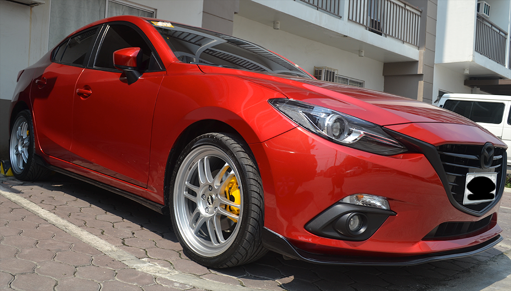 photo 1 Mazda Mazda3 custom wheels  RPF1  19x8.0, ET , tire size 235/35 R19. x ET