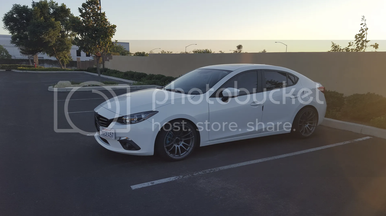 photo 1 Mazda Mazda3 custom wheels   18x9.5, ET +38, tire size 245/35 R18. x ET