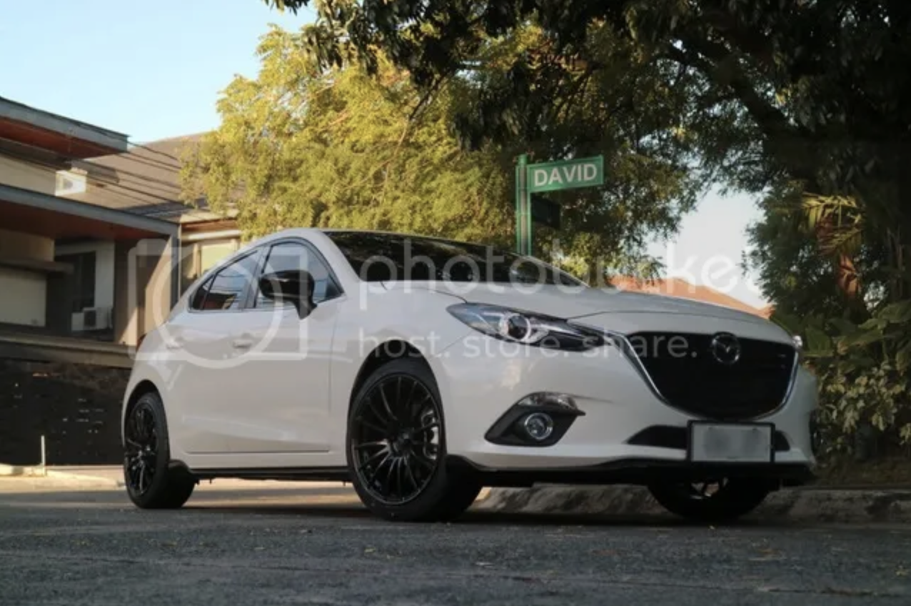 photo 2 Mazda Mazda3 custom wheels   18x8.5, ET +48, tire size 235/40 R18. x ET