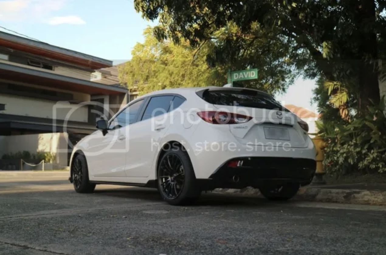 photo 3 Mazda Mazda3 custom wheels   18x8.5, ET +48, tire size 235/40 R18. x ET