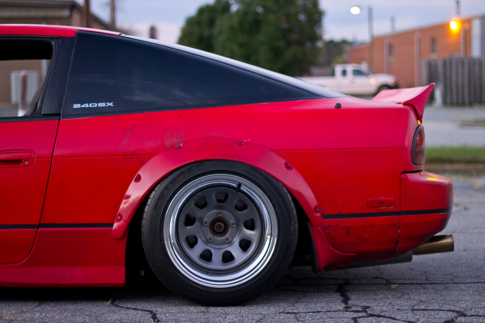 photo 6 Nissan S13 custom wheels Mitsubishi Starion SHP Rear 16x9.0, ET -32, tire size 225/45 R16. 16x10.0 ET-40 245/45 R16