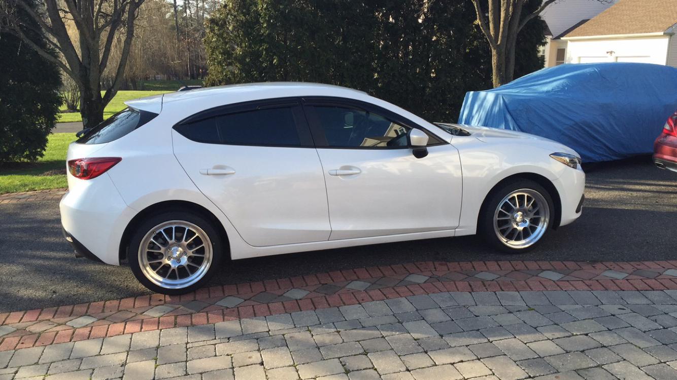 photo 1 Mazda Mazda3 custom wheels   18x8.5, ET +42, tire size 225/40 R18. x ET