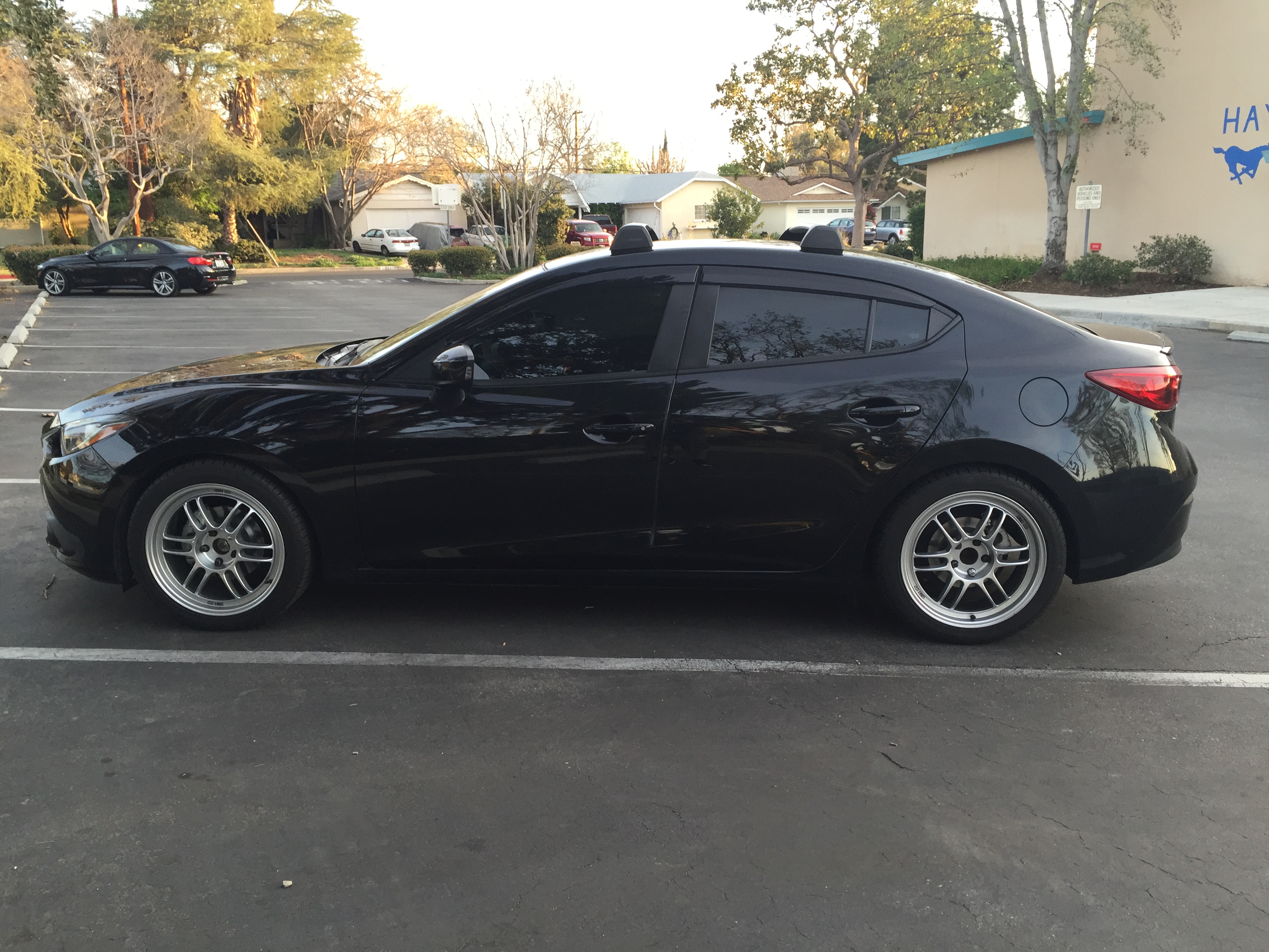 photo 1 Mazda Mazda3 custom wheels  prf1 18x8.0, ET +35, tire size 225/45 R18. x ET 