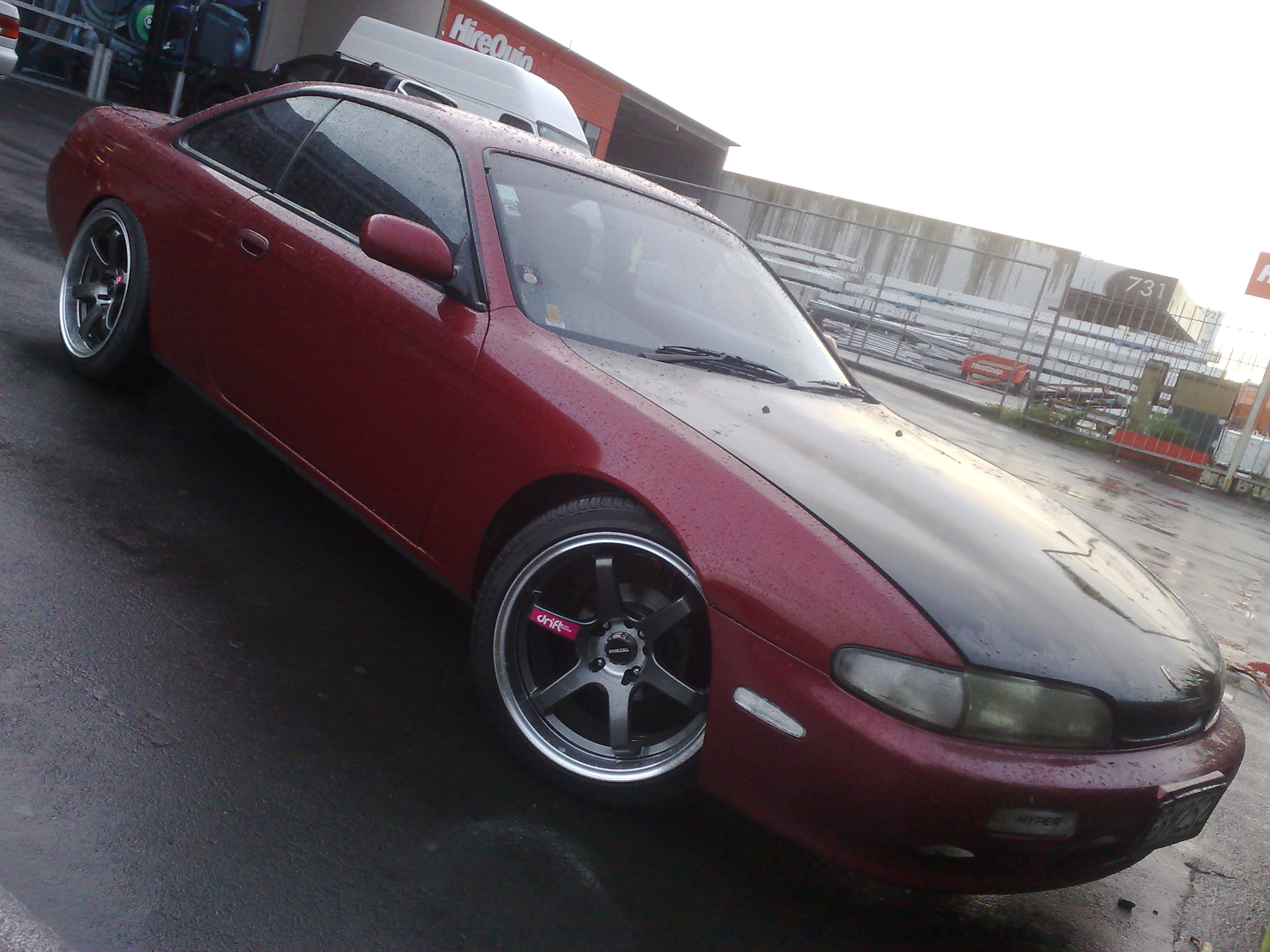 photo 1 Nissan S14 custom wheels Diezel Drift 18x9.5, ET +12, tire size 225/40 R18. x ET 