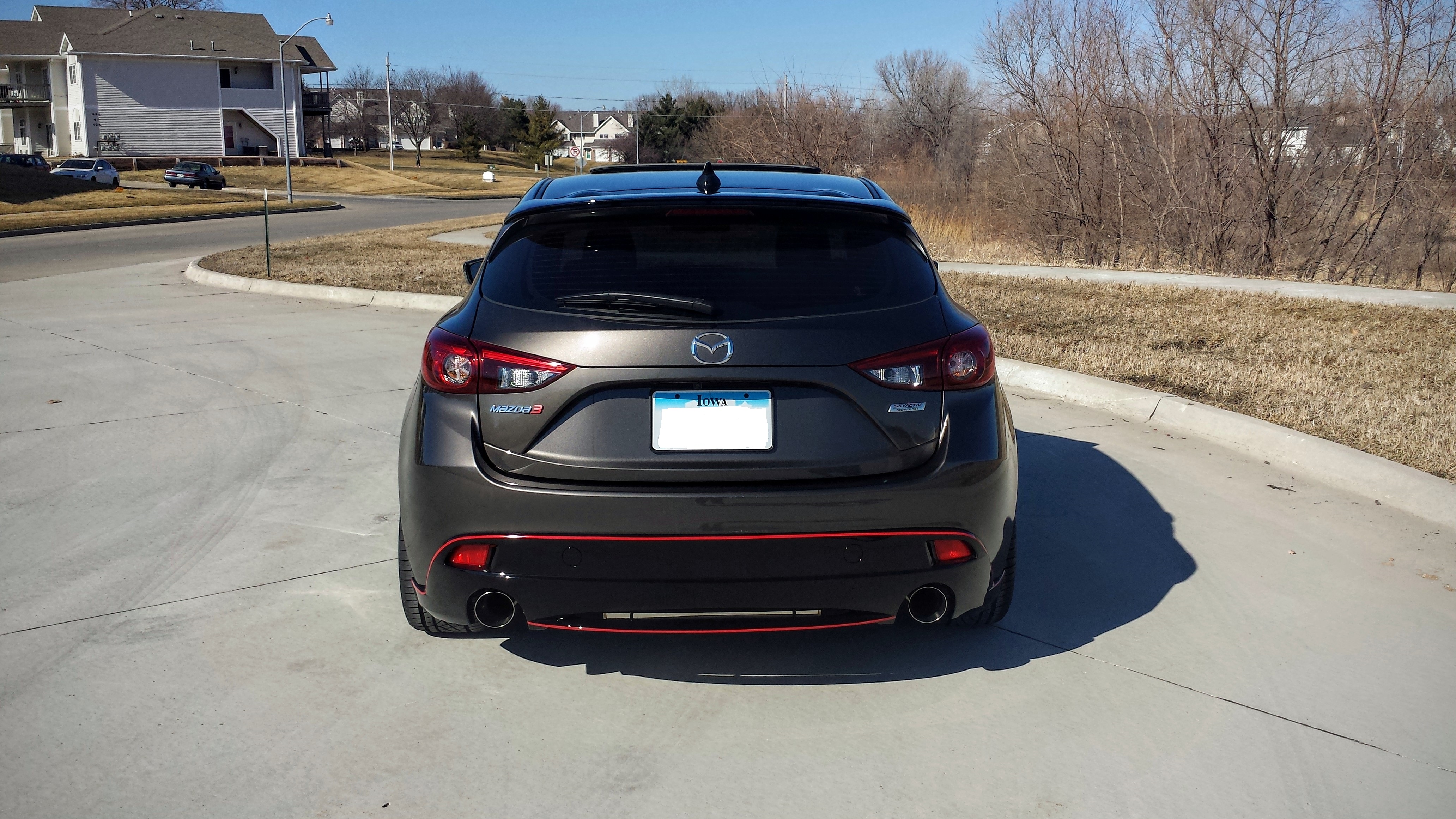 photo 2 Mazda Mazda3 custom wheels   19x8.5, ET +45, tire size 245/35 R19. x ET