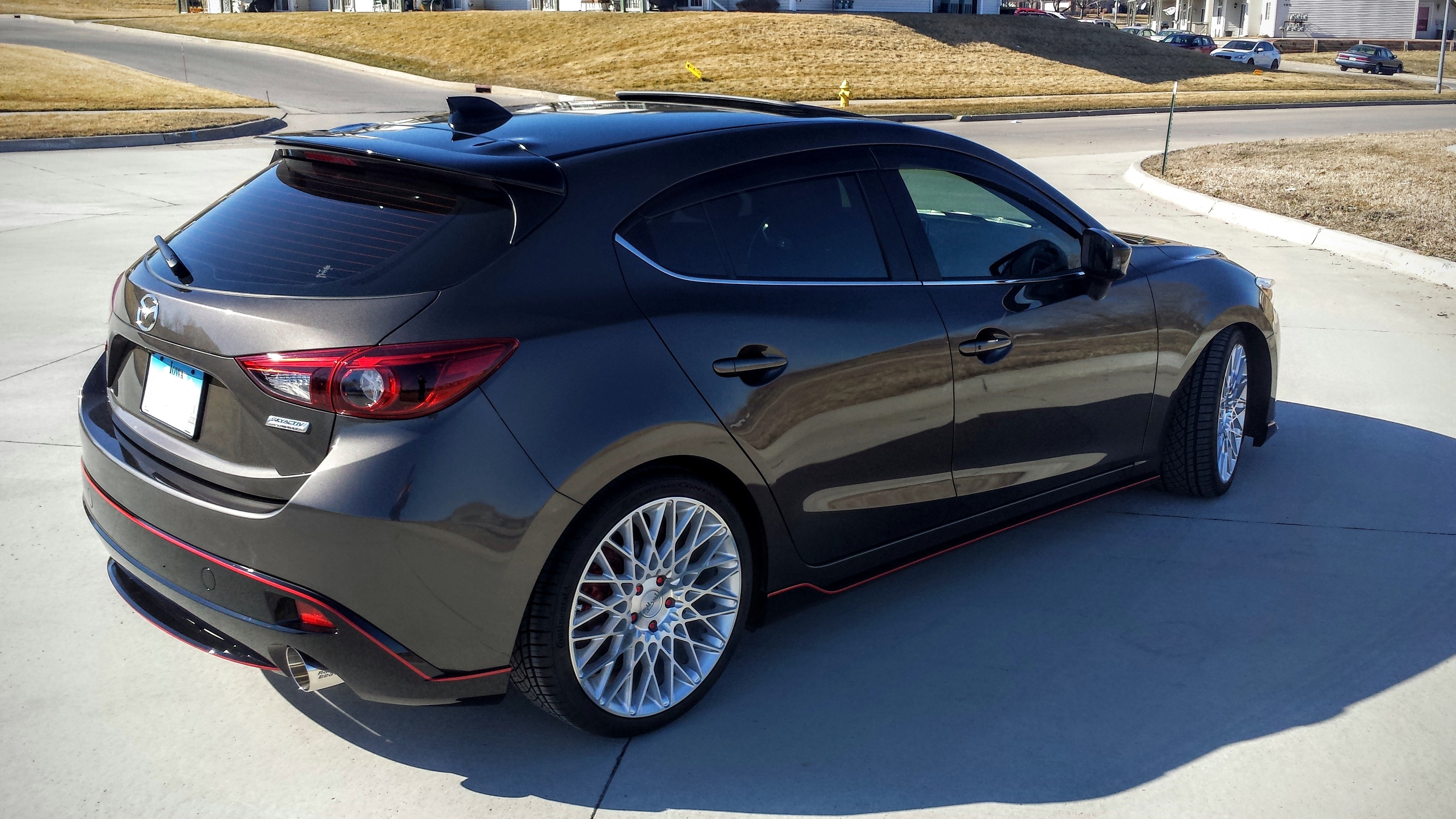 photo 3 Mazda Mazda3 custom wheels   19x8.5, ET +45, tire size 245/35 R19. x ET