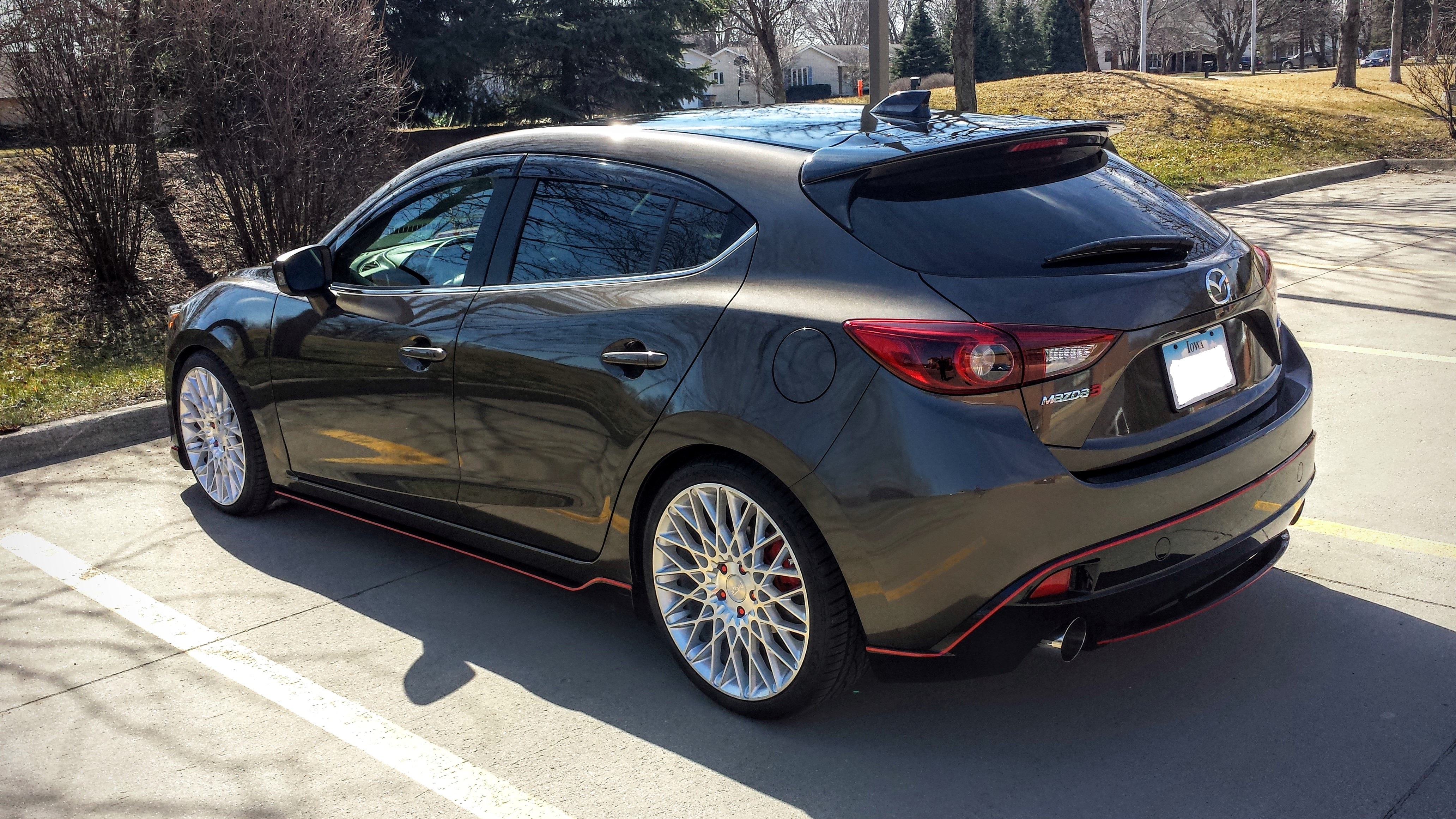 photo 4 Mazda Mazda3 custom wheels   19x8.5, ET +45, tire size 245/35 R19. x ET