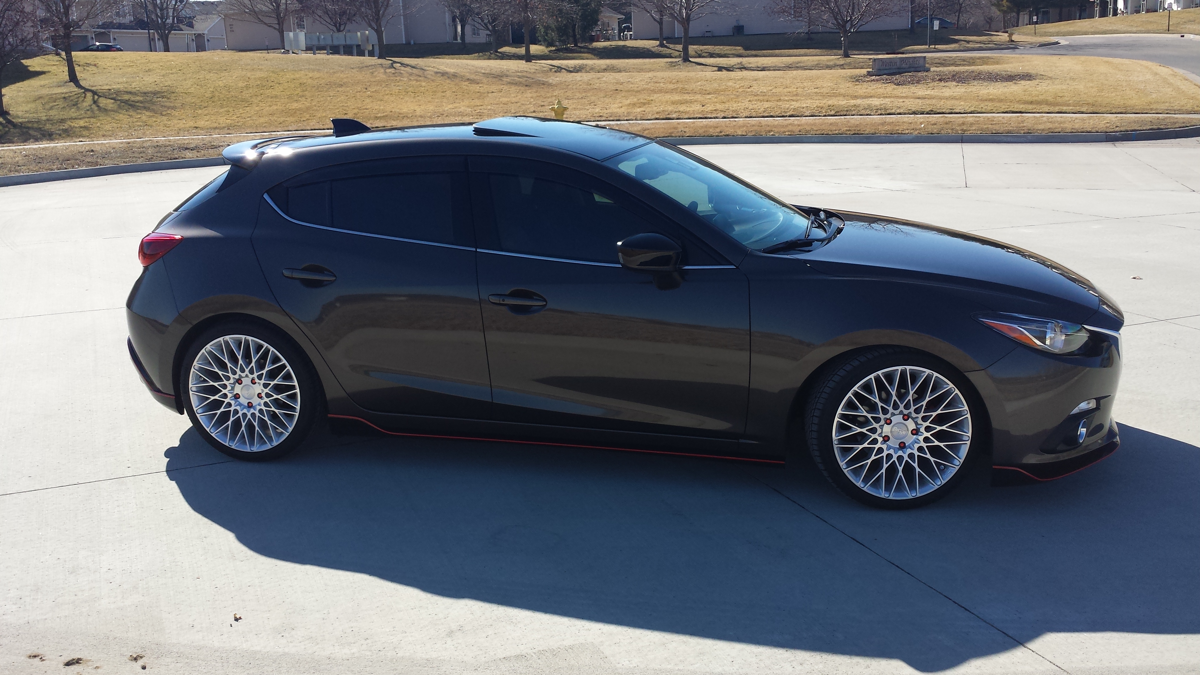 photo 5 Mazda Mazda3 custom wheels   19x8.5, ET +45, tire size 245/35 R19. x ET