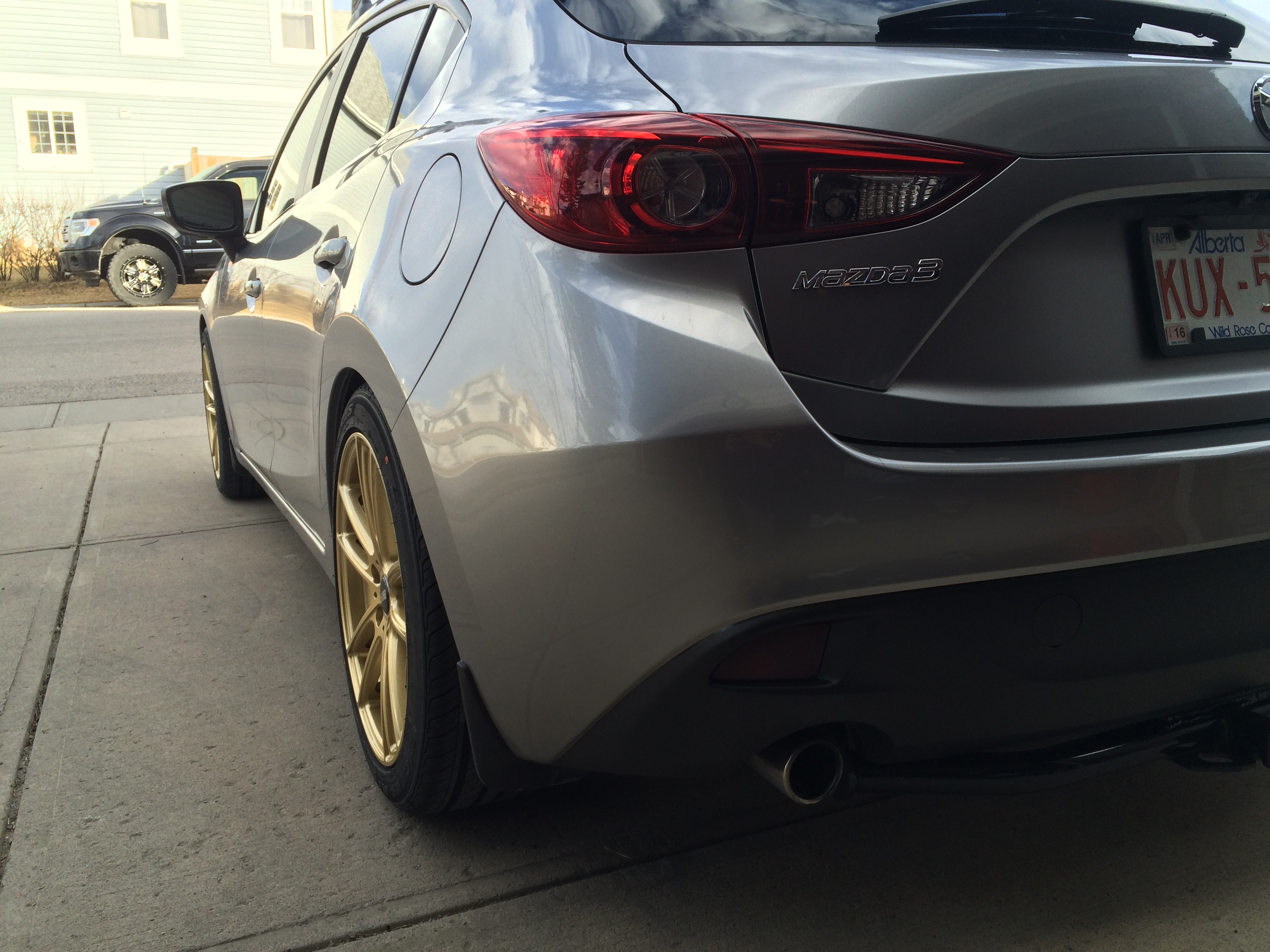 photo 2 Mazda Mazda3 custom wheels   18x8.0, ET +40, tire size 225/45 R18. x ET 