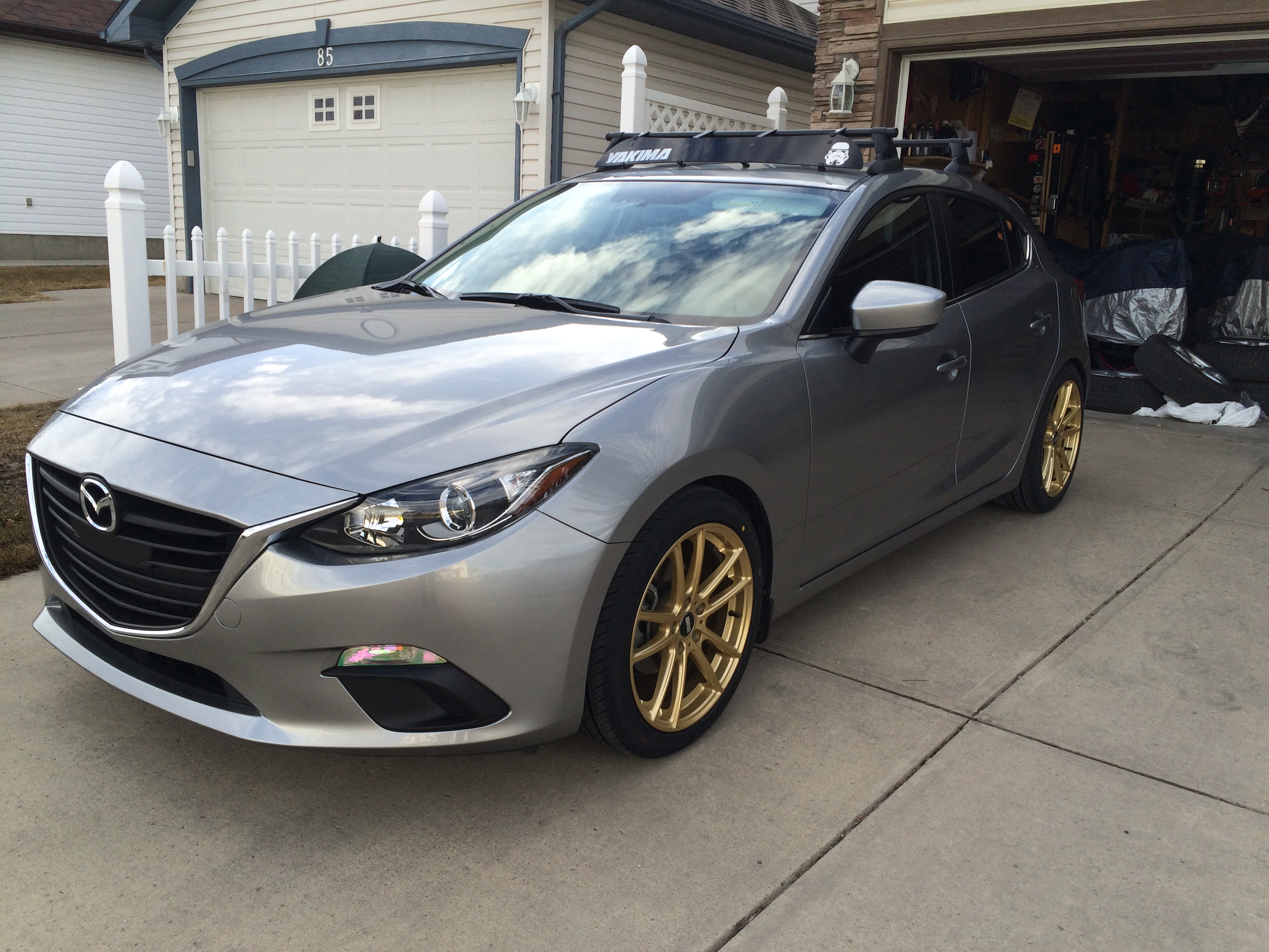 photo 3 Mazda Mazda3 custom wheels   18x8.0, ET +40, tire size 225/45 R18. x ET 