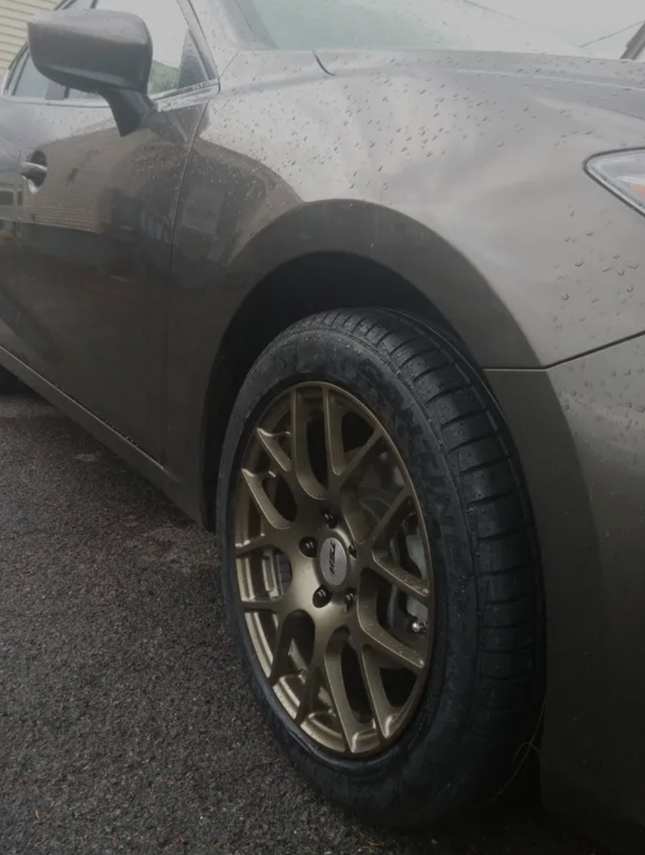 photo 1 Mazda Mazda3 custom wheels 17x7.5, ET +45, tire size 225/50 R17. x ET