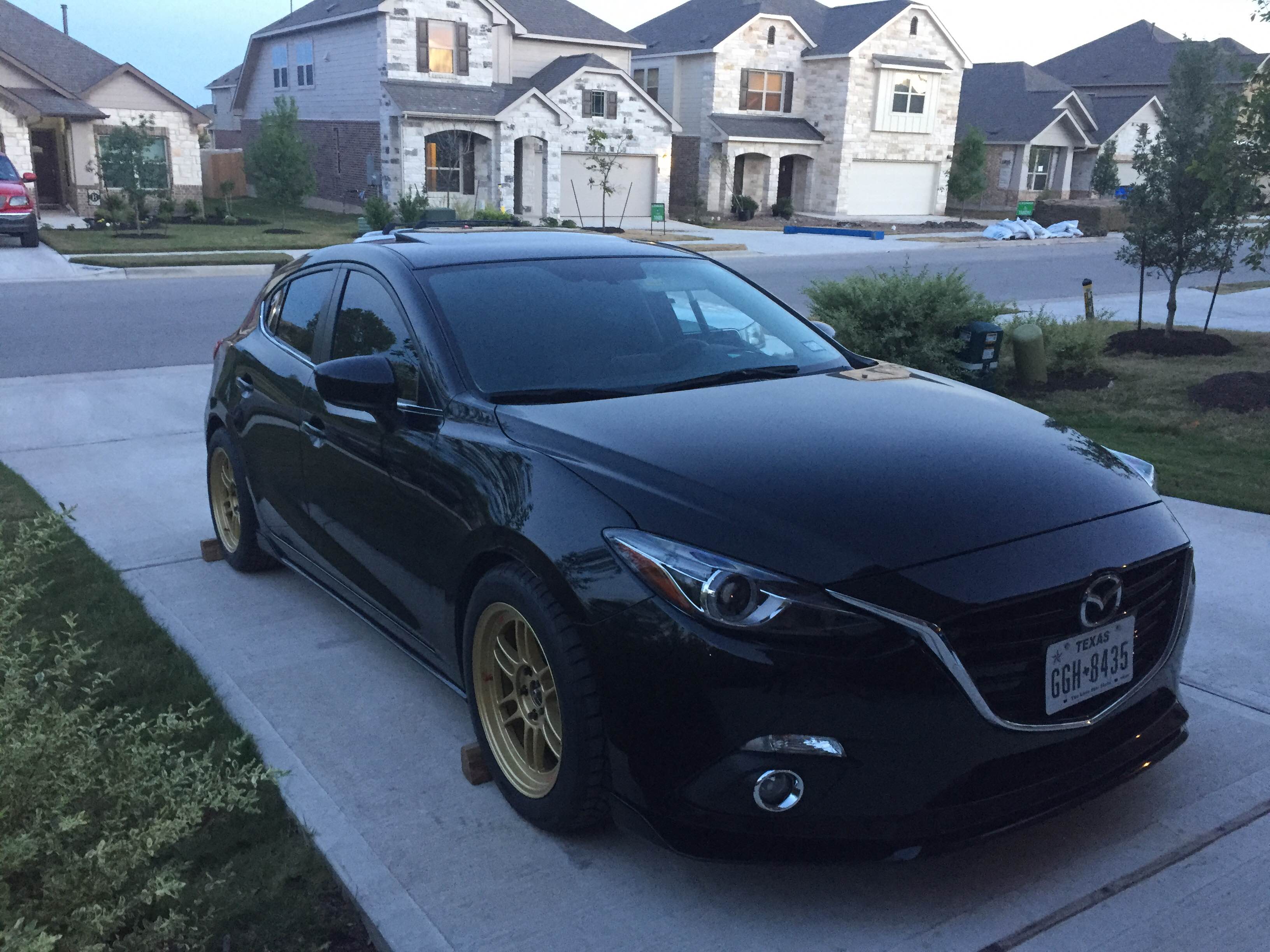 photo 1 Mazda Mazda3 custom wheels   17x9.0, ET +45, tire size 255/45 R17. x ET 