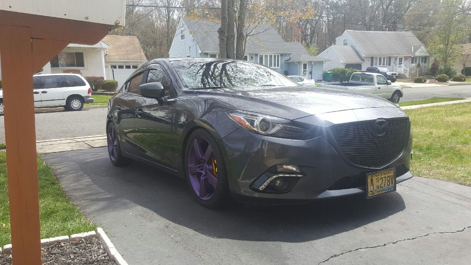 photo 1 Mazda Mazda3 custom wheels  rx8 18x8.0, ET +50, tire size 235/40 R18. x ET