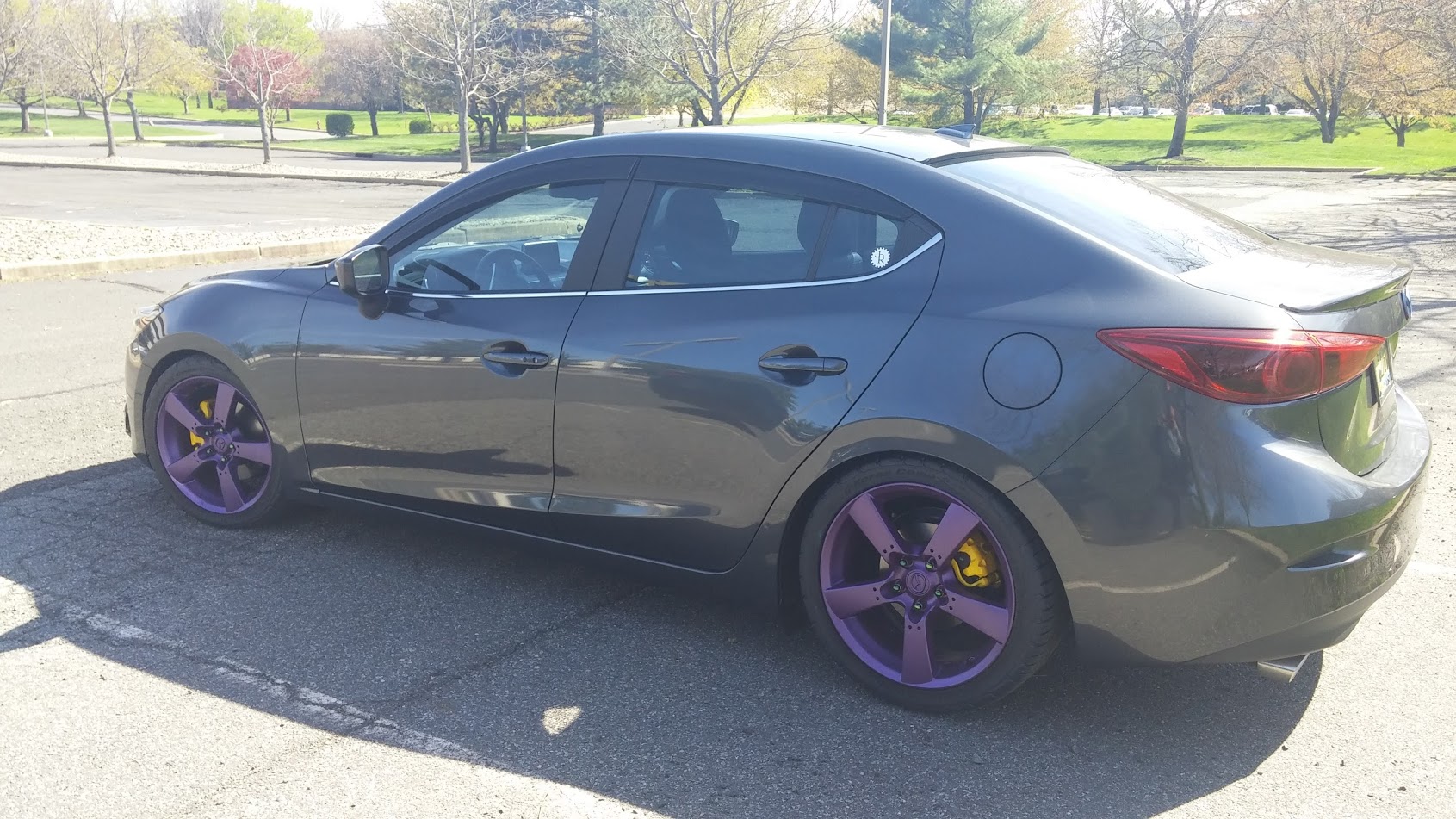 photo 3 Mazda Mazda3 custom wheels  rx8 18x8.0, ET +50, tire size 235/40 R18. x ET