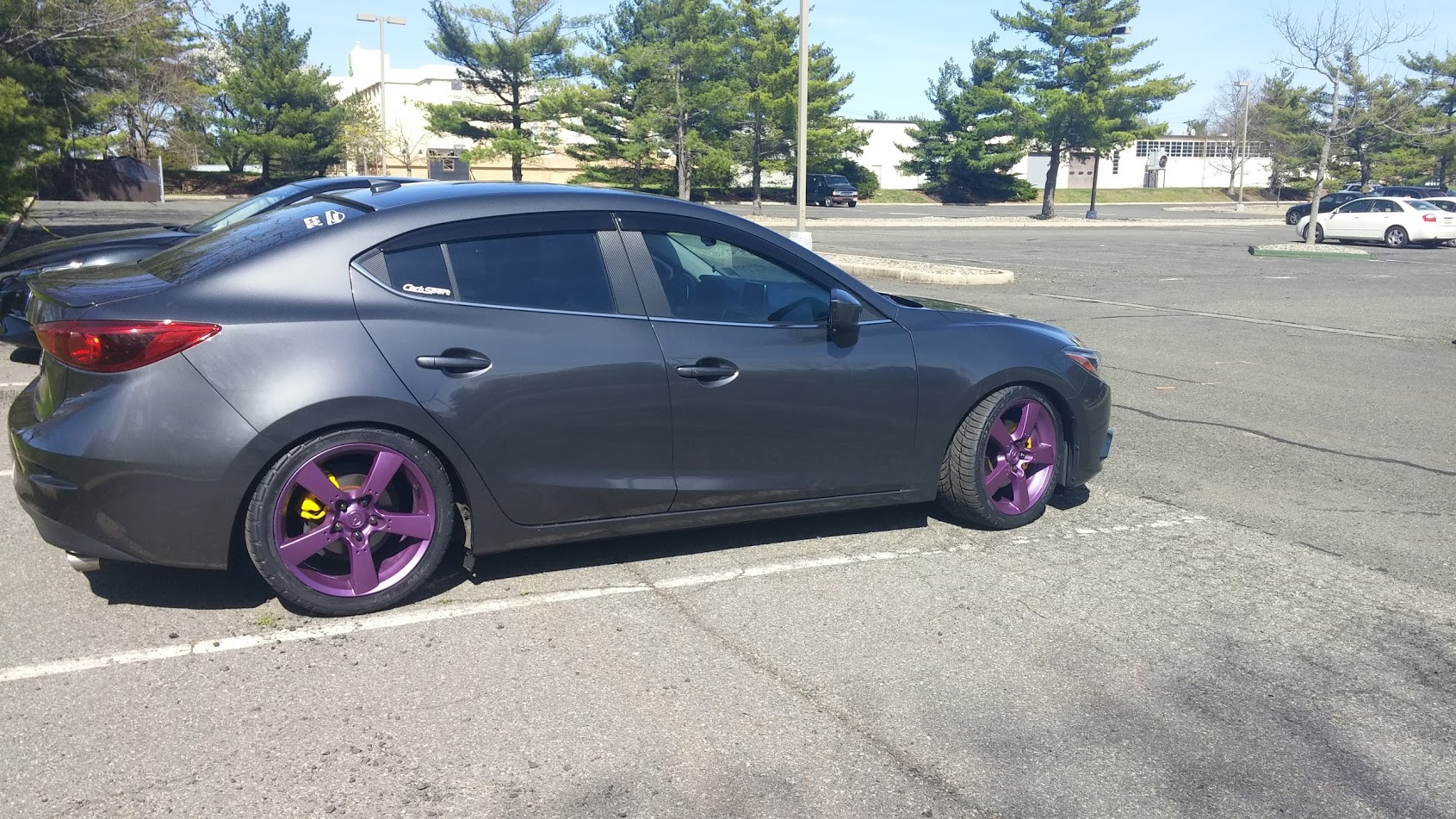 photo 5 Mazda Mazda3 custom wheels  rx8 18x8.0, ET +50, tire size 235/40 R18. x ET