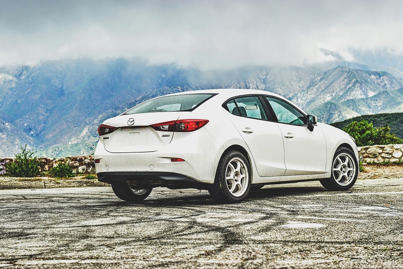 photo 1 Mazda Mazda3 custom wheels black racing  17x, ET , tire size 245/45 R17. x ET