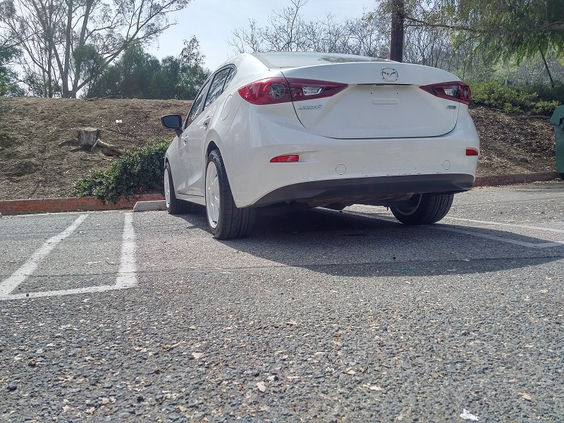 photo 2 Mazda Mazda3 custom wheels black racing  17x, ET , tire size 245/45 R17. x ET