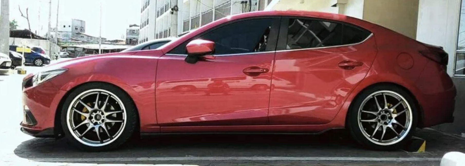 photo 1 Mazda Mazda3 custom wheels   19x8.5, ET +42, tire size 245/35 R19. x ET 